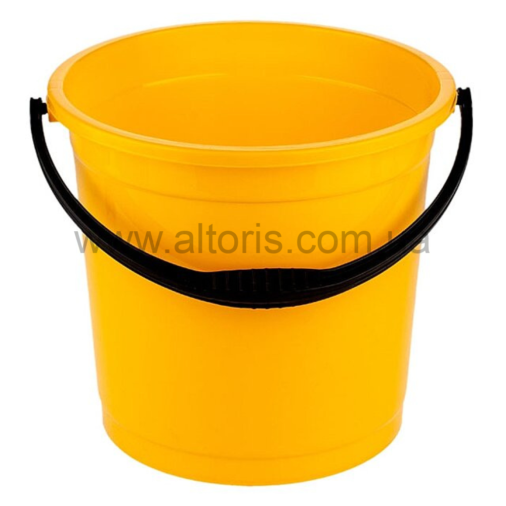 ведро пластмассовое R-Plastic - 10 л желтое