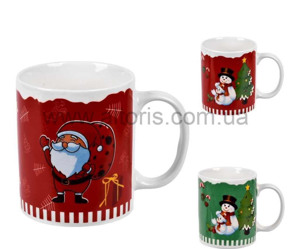 чашка керам Stenson - 300мл Happy New Year R100292