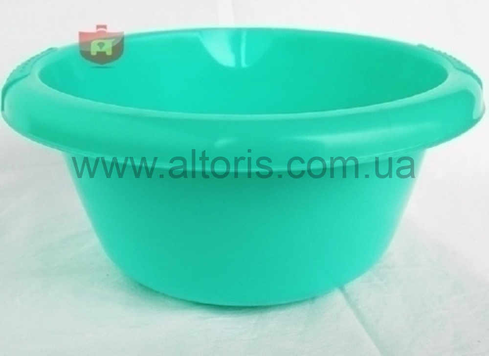 таз 7л пластмассовый круглый Консенсус - бирюзовый