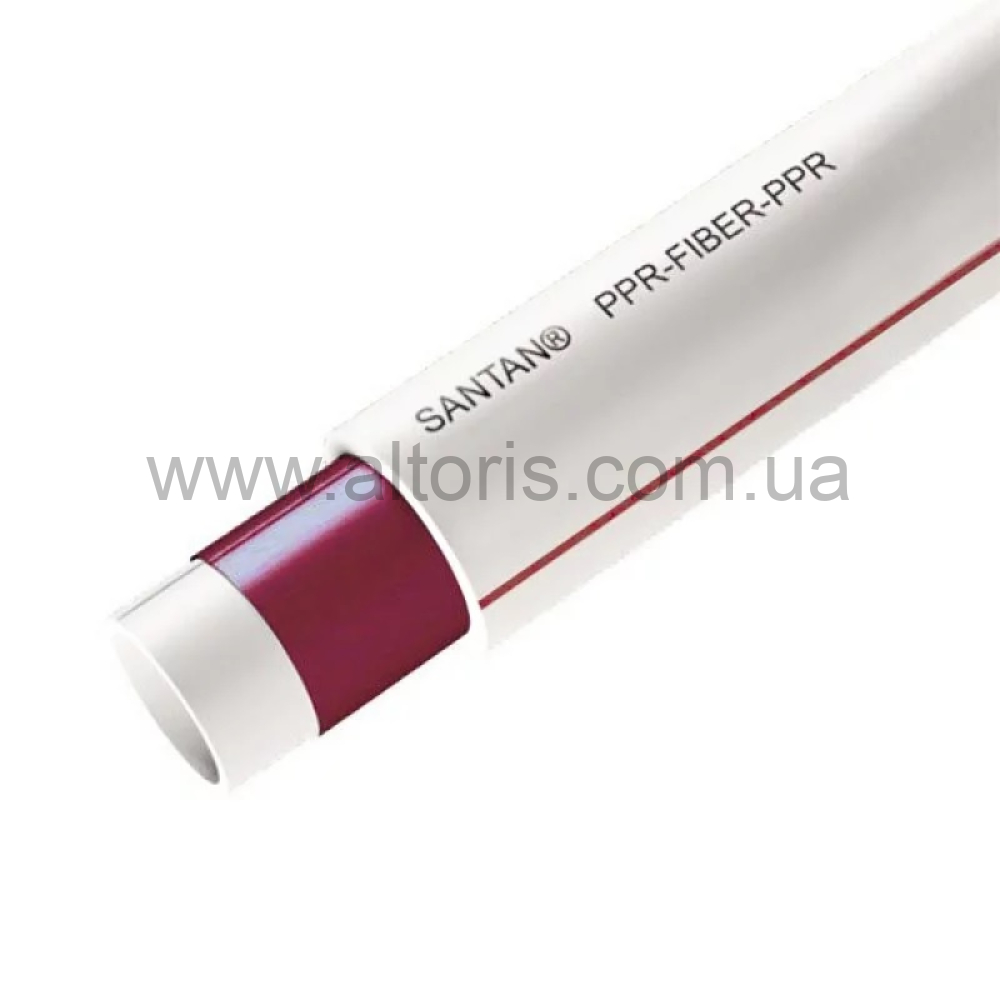 труба L=4м, PP-R-STR - d=25мм/3,5 Fiber