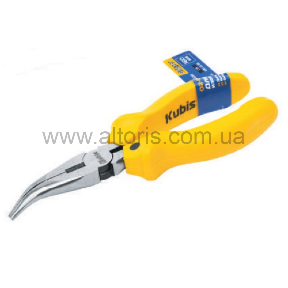 длиногубцы Kubis - изогнутые 160 мм Gripper, C55, HRC 45-50