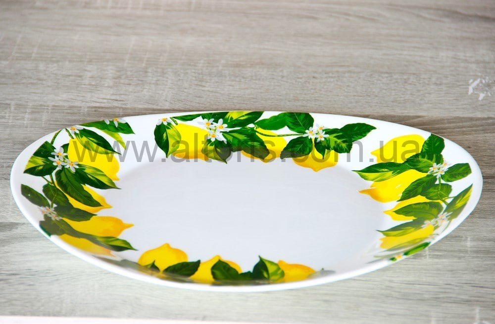блюдо стеклокерамика  "Prometeo" Gallery - 32*26см "Lemon"  овал