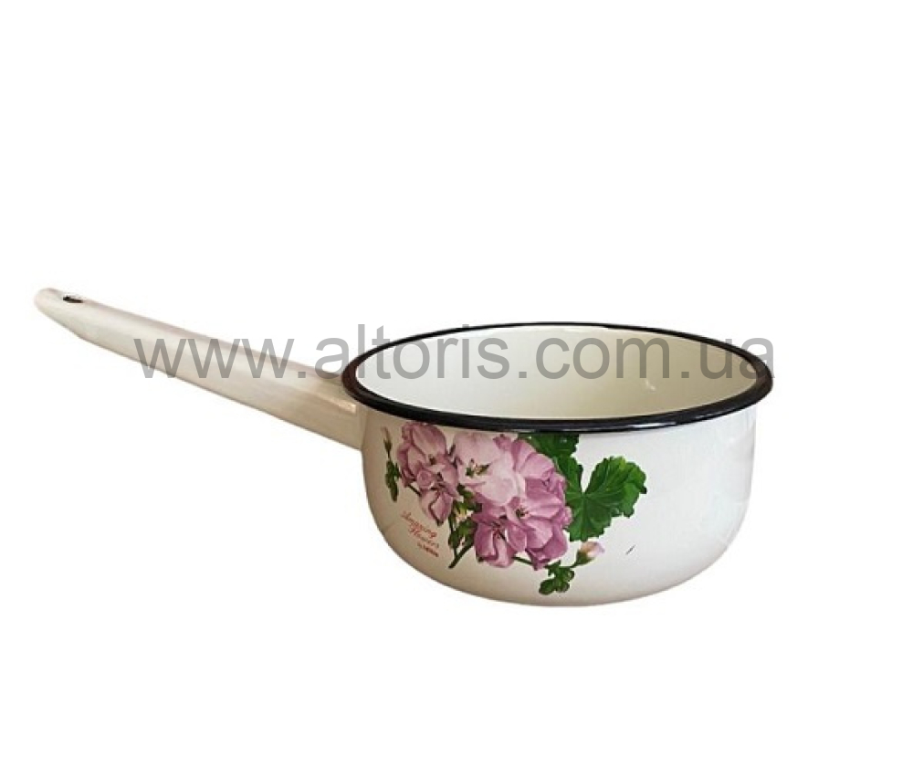 ковш эмаль НМ 1,5л/2 21082/2 - Пеларгония (молочная)