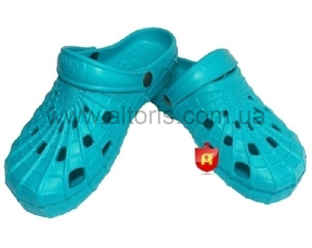 шлепанцы детские Cross Спайдер-6 - бирюзовый размер 28-33(6 пар)