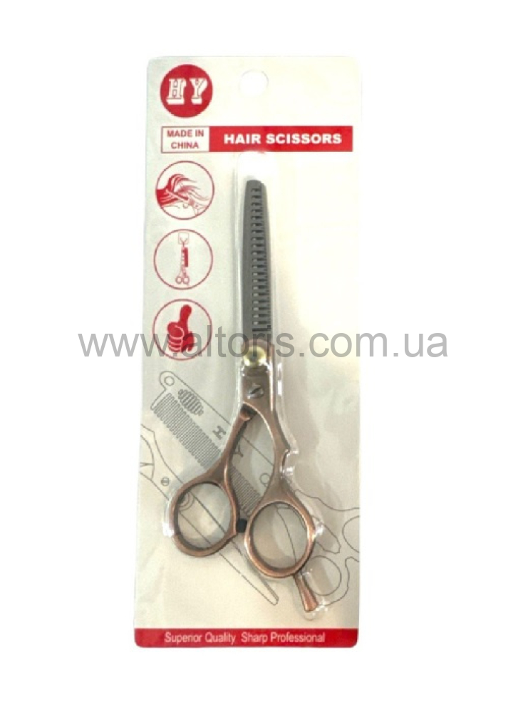 ножницы No Brand - для стрижки волос филировочные с зубами на листе 15см №Н-1-1