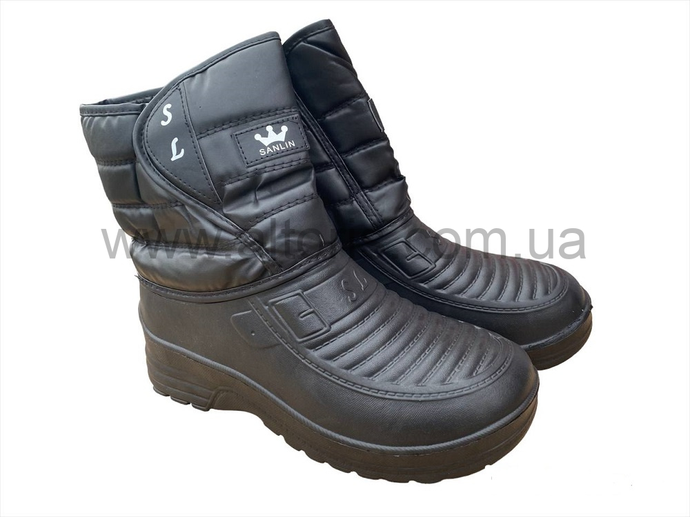 сапоги мужские - В-11 черные 6 пар (41-45)