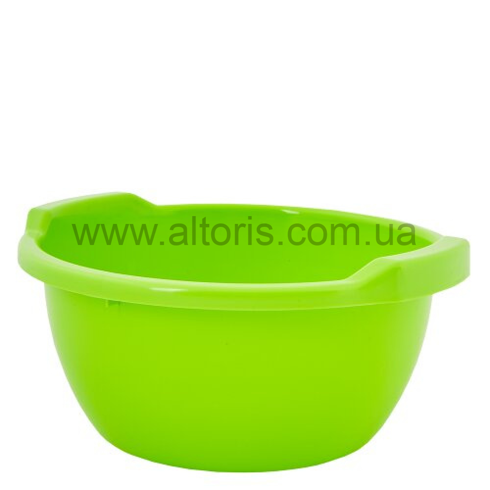 таз пластмассовый  Алеана  - 44л.оливковой.