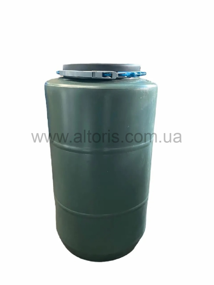 бочка пластмассовая пищевая Консенсус - 250л зелёная (акционная)