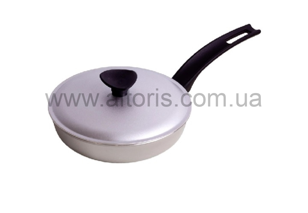 сковорода алюминиевая Талко - Д-260 с ручкой и кр.