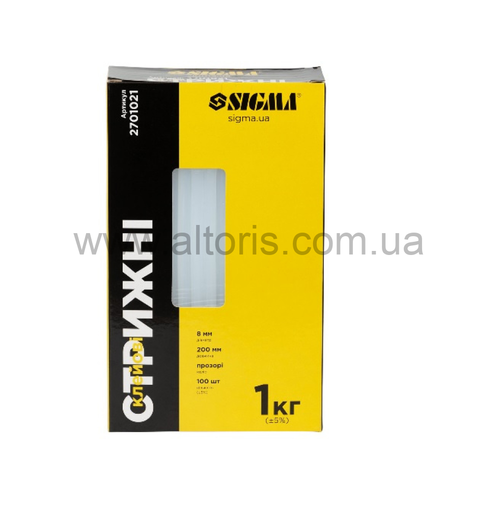 стержни клеевые Sigma - Ø8×200мм 1кг