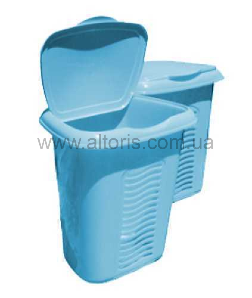 корзина для белья Консенсус - 40л, голубой