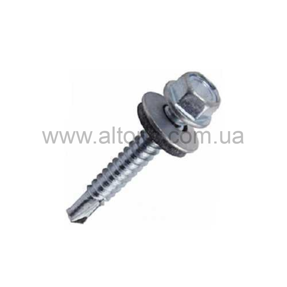 Саморез кровельный SDS, по дереву - 4,8*35 /ЦБ/ уп.250шт.  Цинк