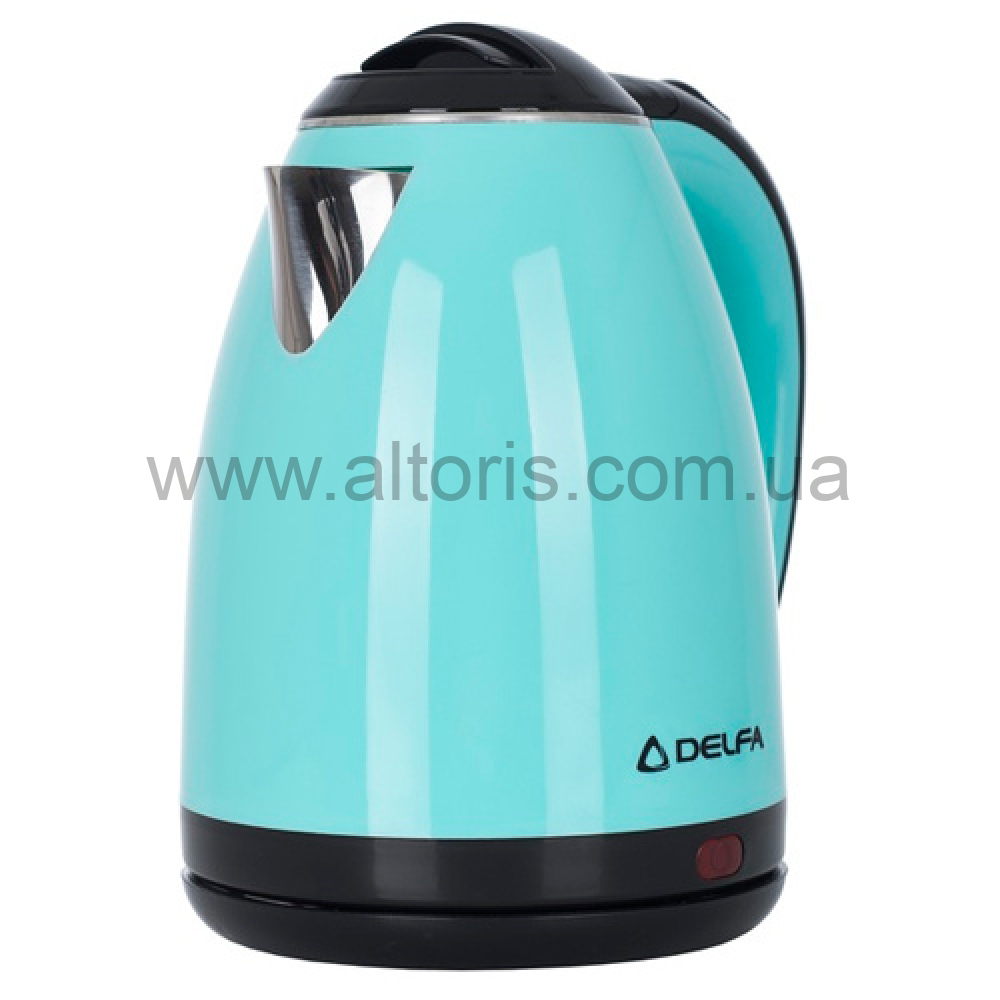 электрочайник Delfa - 1.8л\1500Вт\ DK 3530 X turquoise\диск\бирюза