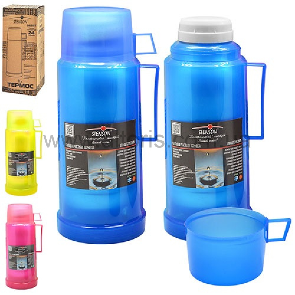 Термос пластиковый STENSON - 1.0л MT-0215