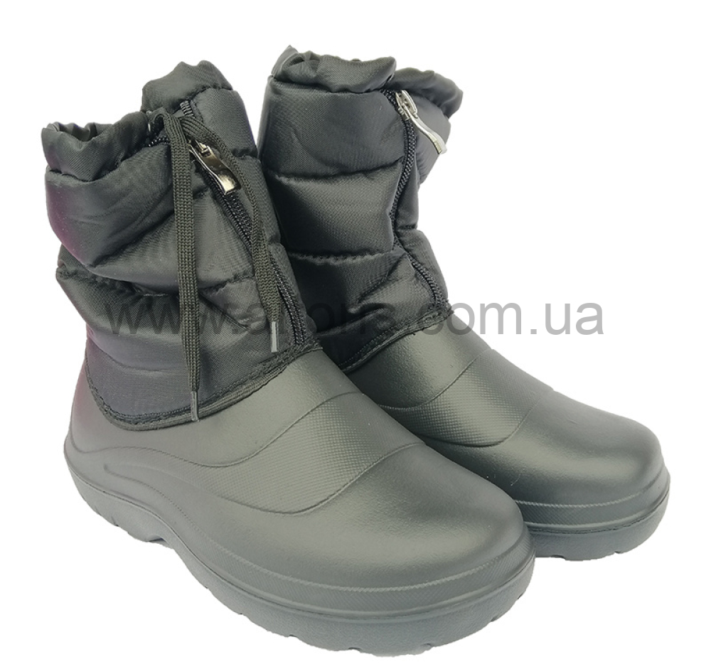 сапоги детские  - 30-35(6 пар) змейка черный