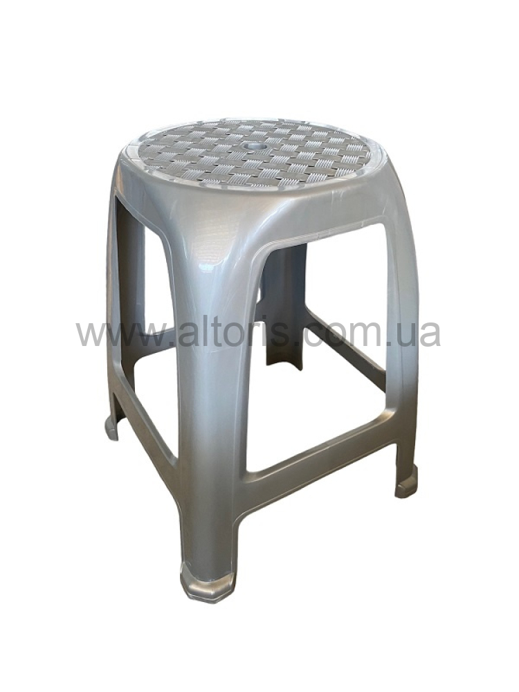 табурет пластмассовый Полимерагро - металлик