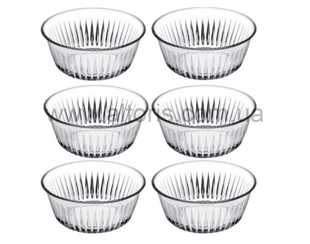 набор салатников стекло Pasabahce - 6 шт 330мл FREZYA 530156