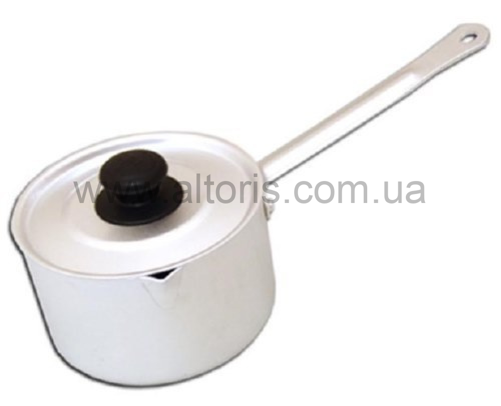 кастрюля-ковш алюминиевая с ручкой Zauberg - 1л с металлической ручкой