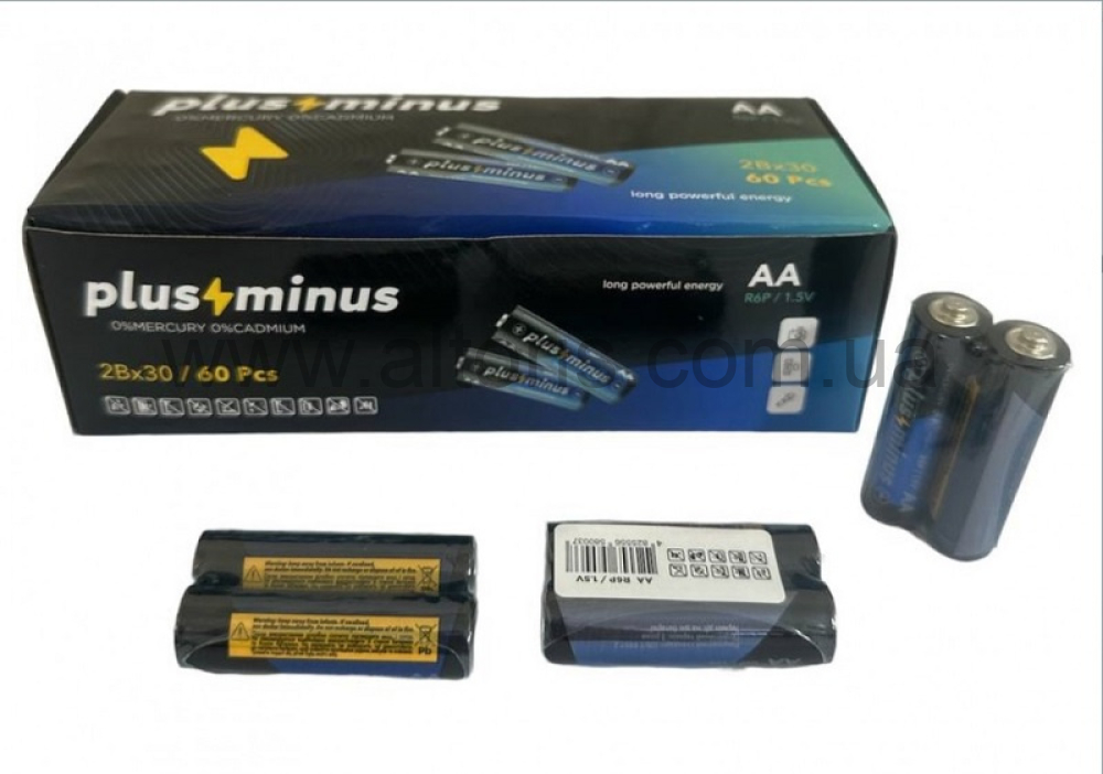батарейка Plus minus - R06 2шт