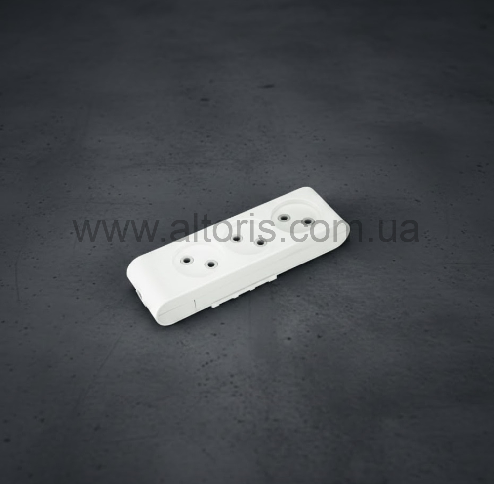 колодка HOROZ - 3 гнезда ДЕКО TEB