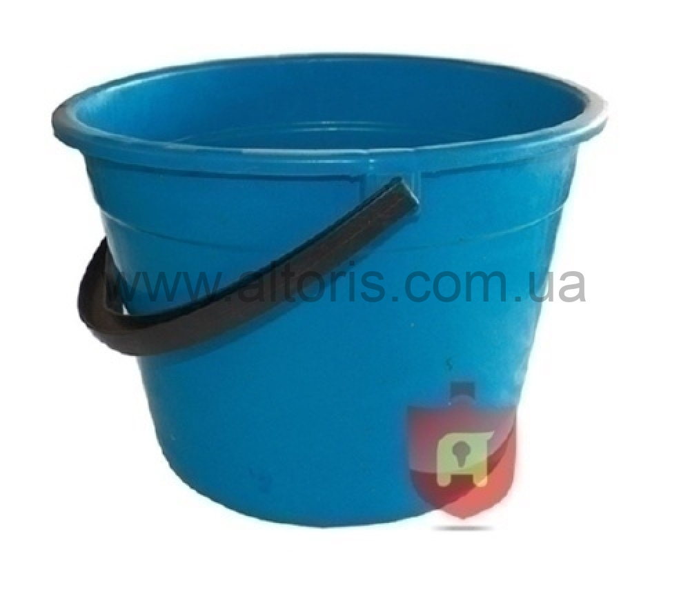 ведро пластмассовое не пищевое без кр Полимерагро - 8л п/э голубое