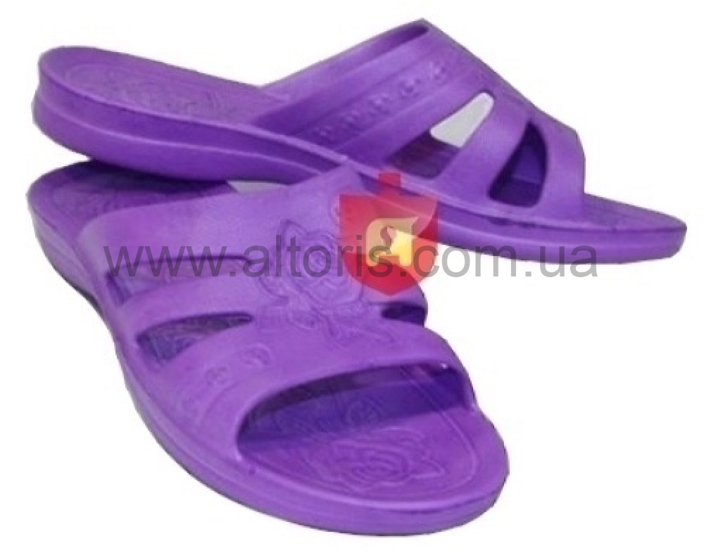 шлепанцы женские Роза-6 - сирень размер 36-41(6 пар)