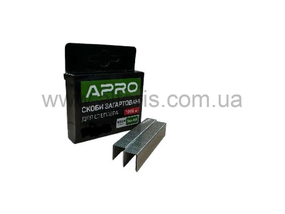 скобы закаленные APRO - 10мм (1000шт)