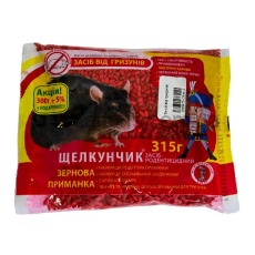средство против грызунов Щелкунчик - 315 г ЗЕРНО (Сыр)