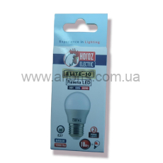 лампа LED HOROZ - 10W 6400 E27 1000Lm 175-250V ( шарик )